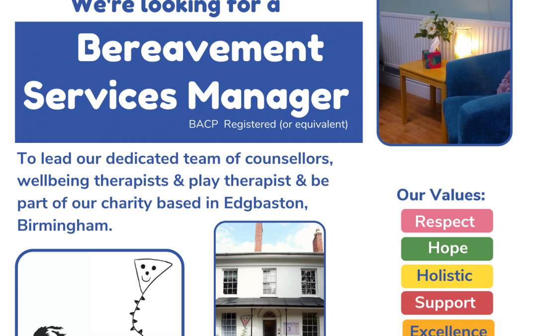 Bereavement Services Manager post – applications close 22nd April